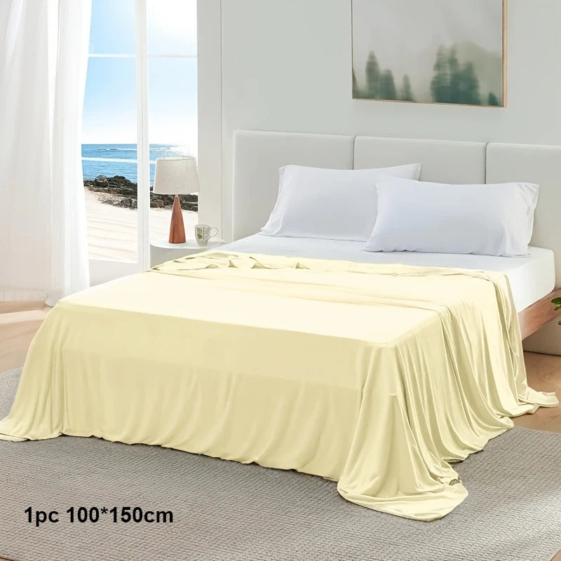 Summer Ice Silk Cooling Blanket Lightweight Breathable Multi-functional Cooling Bed Blanket Multiple Colors for Home Hotel