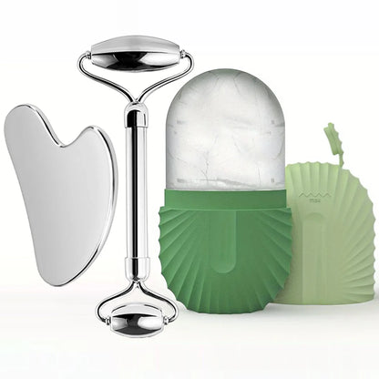 Ice Face Roller, Gua Sha Face Tool, Face Massage Roller