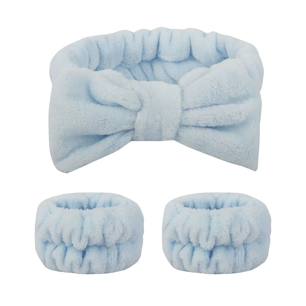 bow elastic headband face