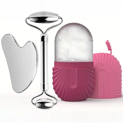 Ice Face Roller, Gua Sha Face Tool, Face Massage Roller