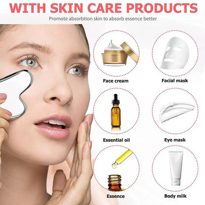 Ice Face Roller, Gua Sha Face Tool, Face Massage Roller