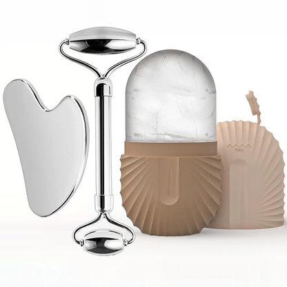 Ice Face Roller, Gua Sha Face Tool, Face Massage Roller