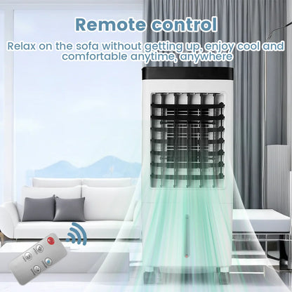 Mini Air Conditioner Air Cooler Fan Portable Mobile Water Cooling Fan 10L Water Tank Electric Fan With Humidifier for Bedroom Office