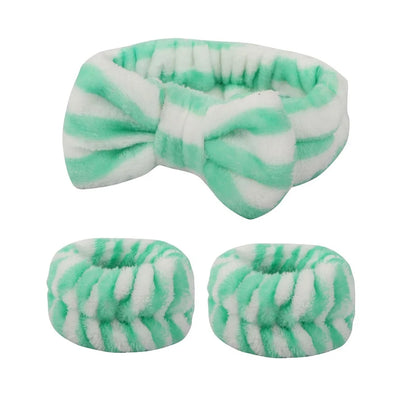 bow elastic headband face