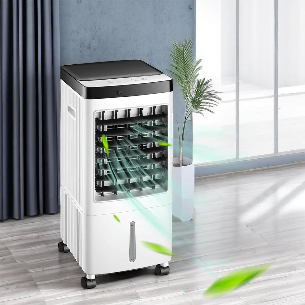 Mini Air Conditioner Air Cooler Fan Portable Mobile Water Cooling Fan 10L Water Tank Electric Fan With Humidifier for Bedroom Office