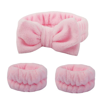 bow elastic headband face