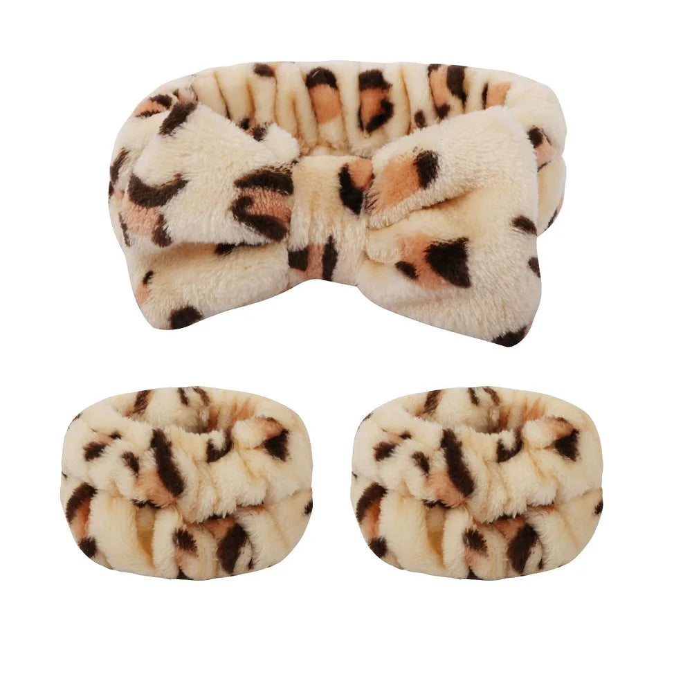 bow elastic headband face